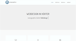 Desktop Screenshot of nanographics.de