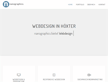 Tablet Screenshot of nanographics.de